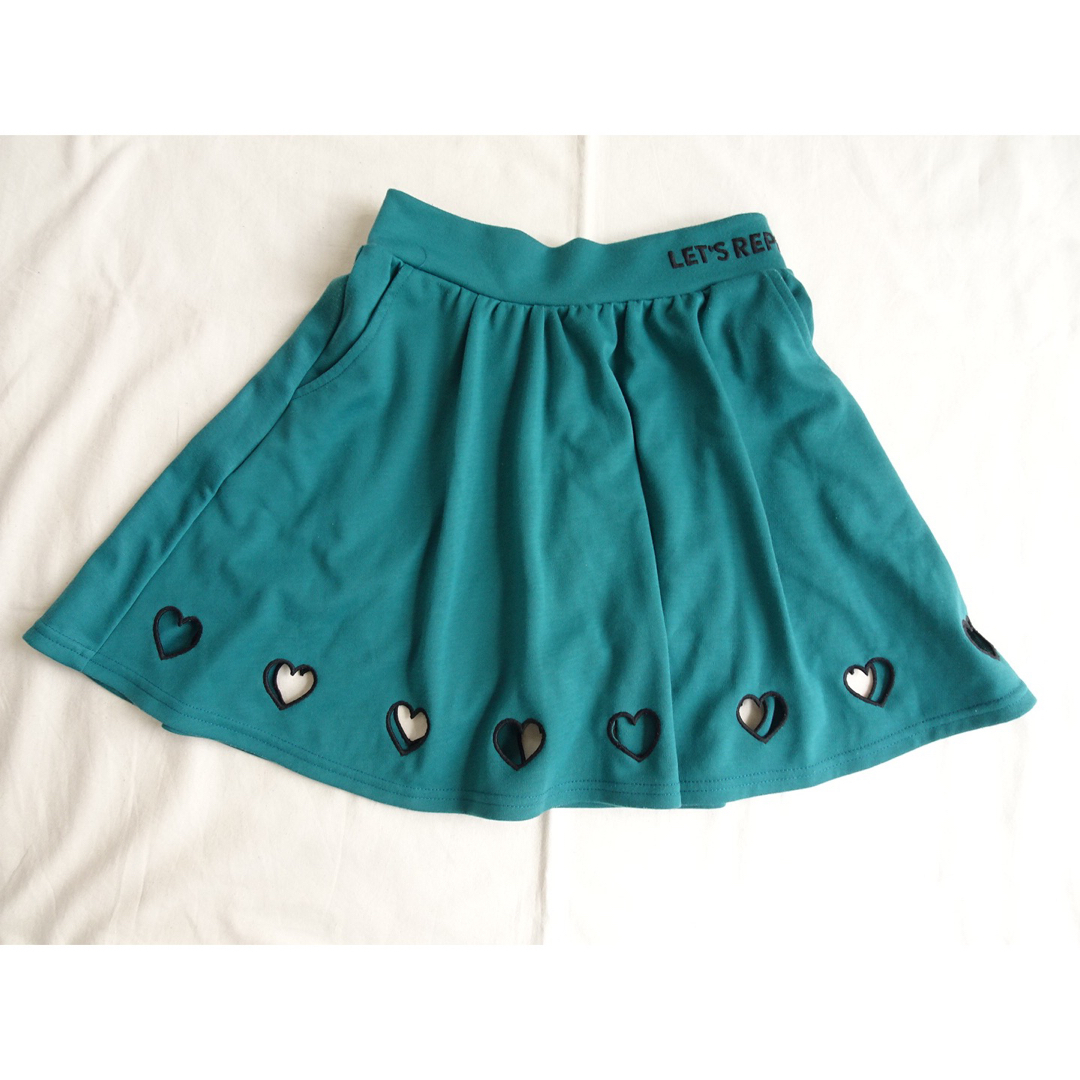 ★repipi armario★　スカートパンツ　深緑　XS