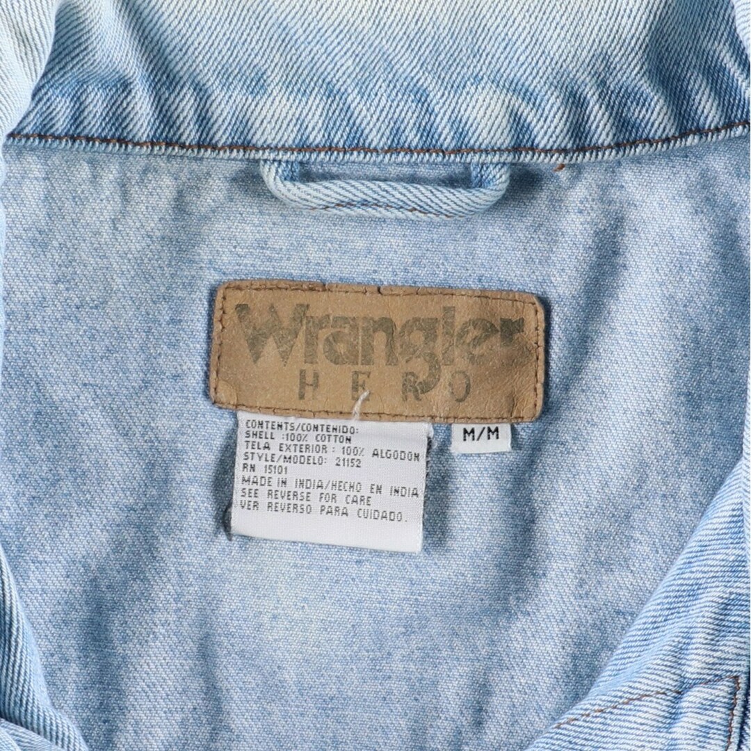 Wrangler(ラングラー)の古着 ラングラー Wrangler デニムジャケット Gジャン メンズXL /eaa366979 メンズのジャケット/アウター(Gジャン/デニムジャケット)の商品写真