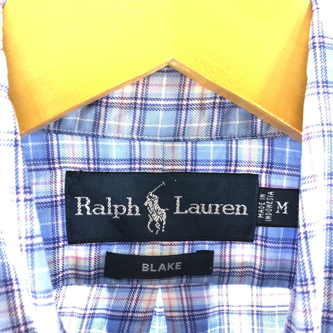 Ralph Lauren(ラルフローレン)の古着 ラルフローレン Ralph Lauren BLAKE 長袖 ボタンダウンチェックシャツ メンズXL /eaa366581 メンズのトップス(シャツ)の商品写真