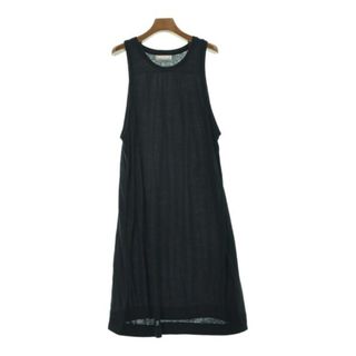 バイマレーネビルガー(BY MALENE BIRGER)のBY MALENE BIRGER ワンピース XS 黒xグレー 【古着】【中古】(ひざ丈ワンピース)