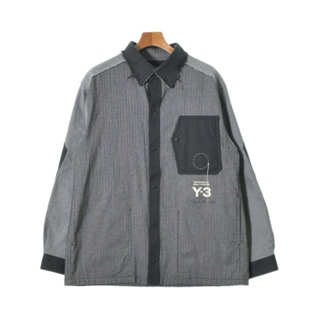 Y-3 ワイスリー カジュアルシャツ M グレー系