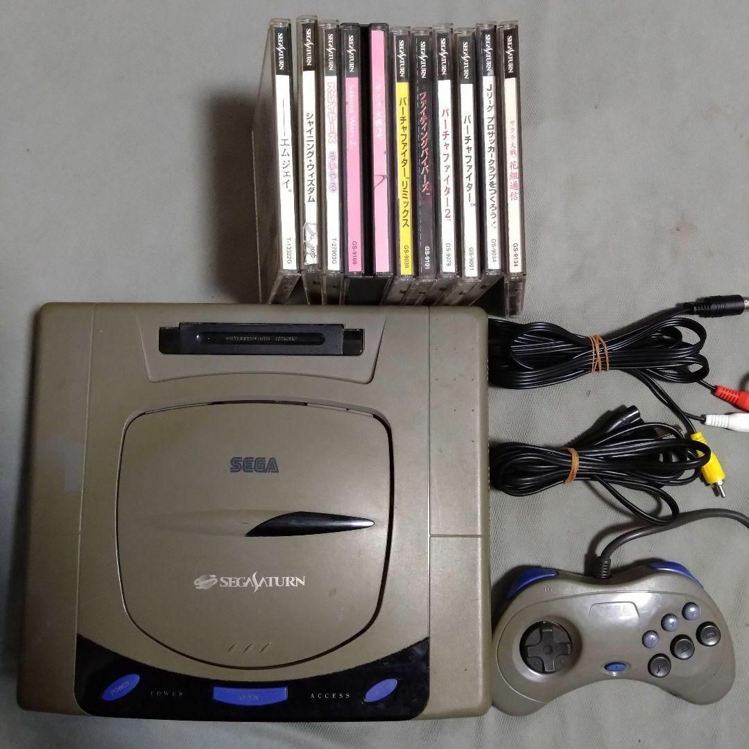 SEGA - セガサターン 本体+ソフト10枚セットの通販 by |セガならラクマ
