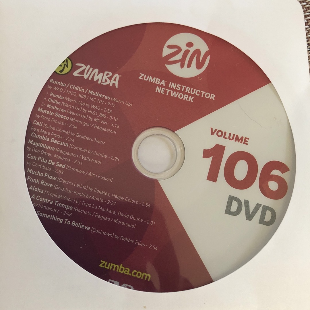 ZUMBA DVD ZIN 106 - ダンス ZUMBA DVD ZIN 106 - ダンス