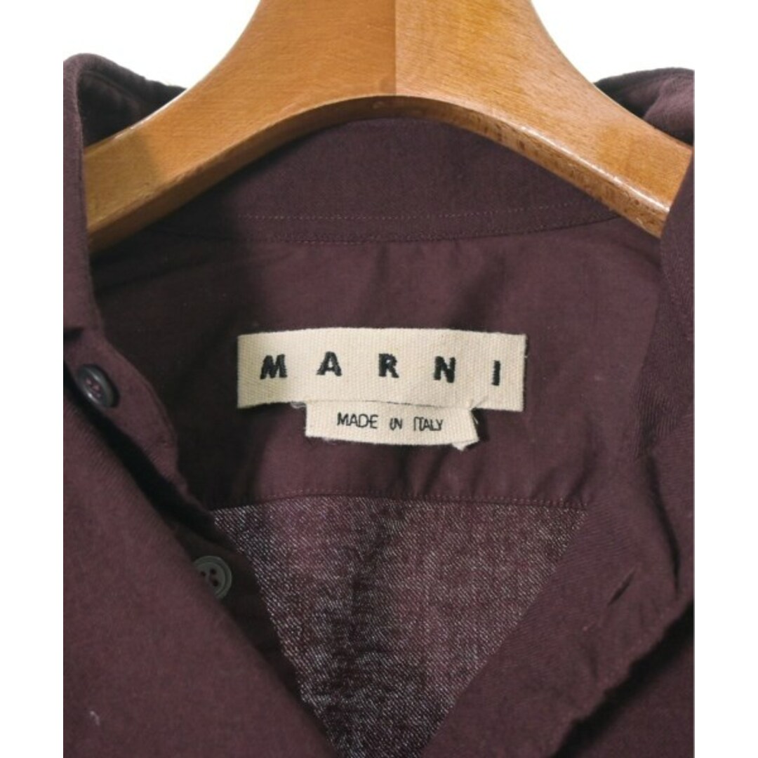 MARNI マルニ カジュアルシャツ 46(M位) エンジ
