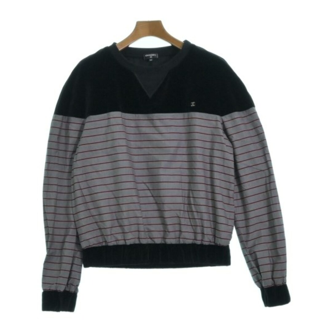 CHANEL - CHANEL シャネル ブラウス 38(S位) グレーx黒xピンク