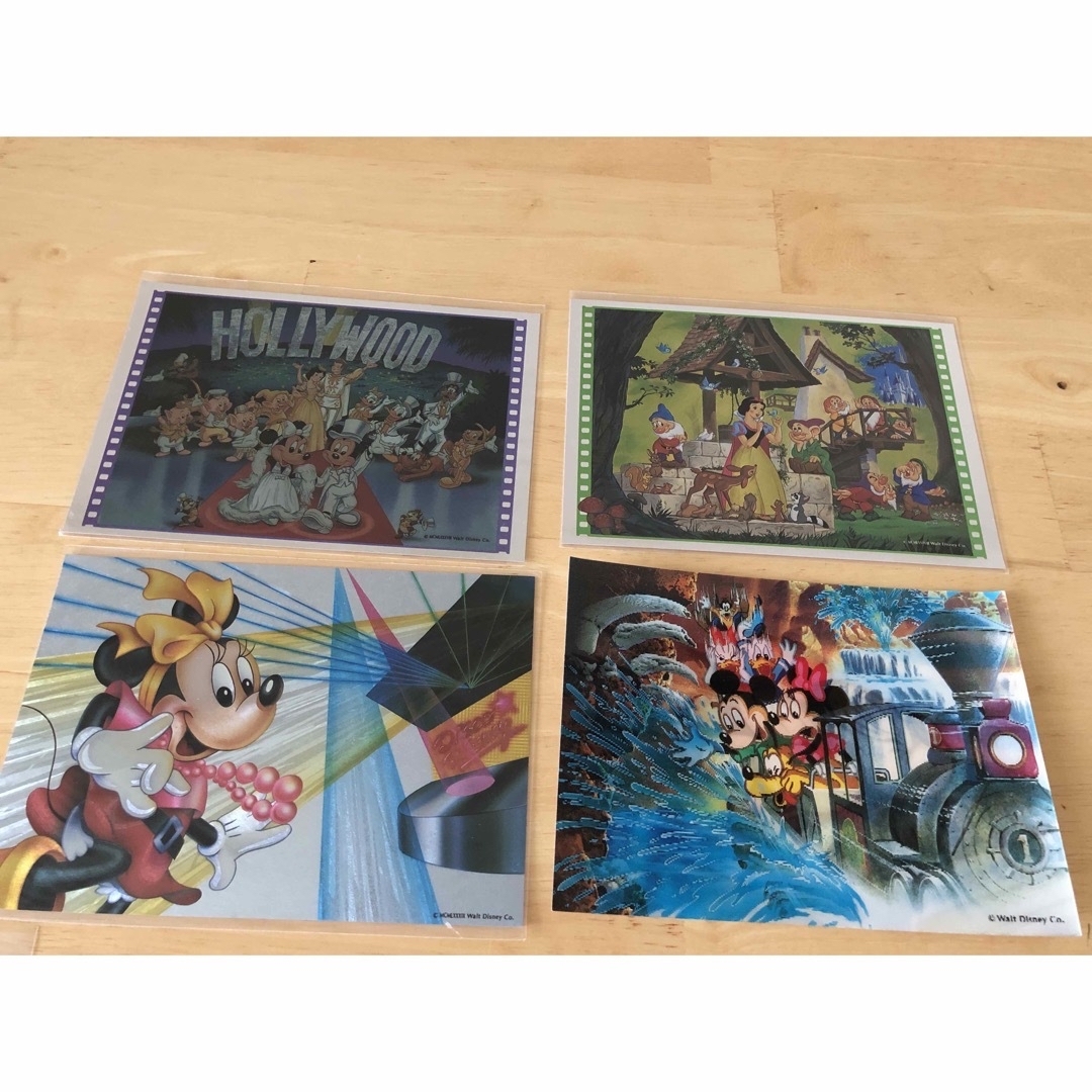 Disney(ディズニー)の値下済　ディズニー15周年限定フェイスシール　ポストカード　シール　カード エンタメ/ホビーのおもちゃ/ぬいぐるみ(キャラクターグッズ)の商品写真