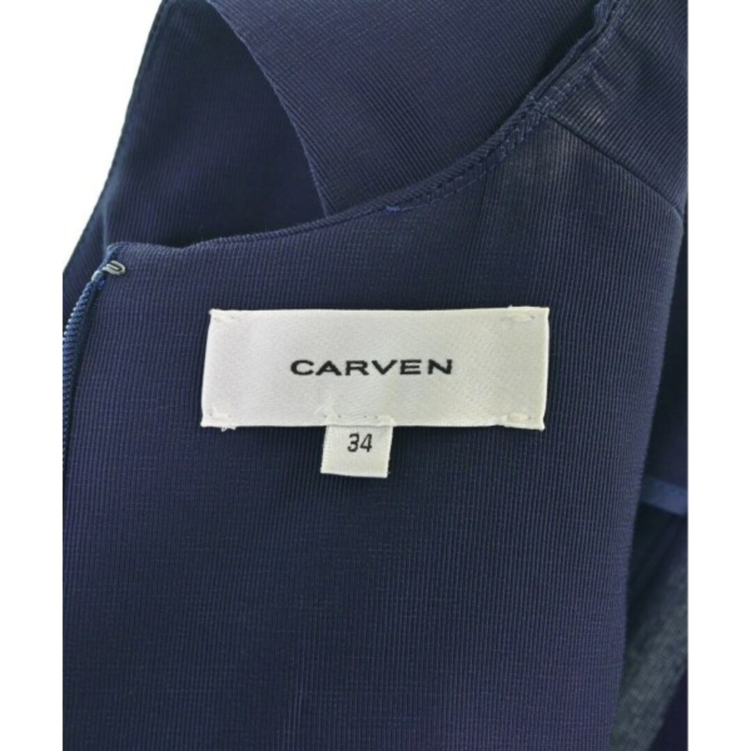 CARVEN - CARVEN カルヴェン ワンピース 34(XXS位) 紺 【古着】【中古