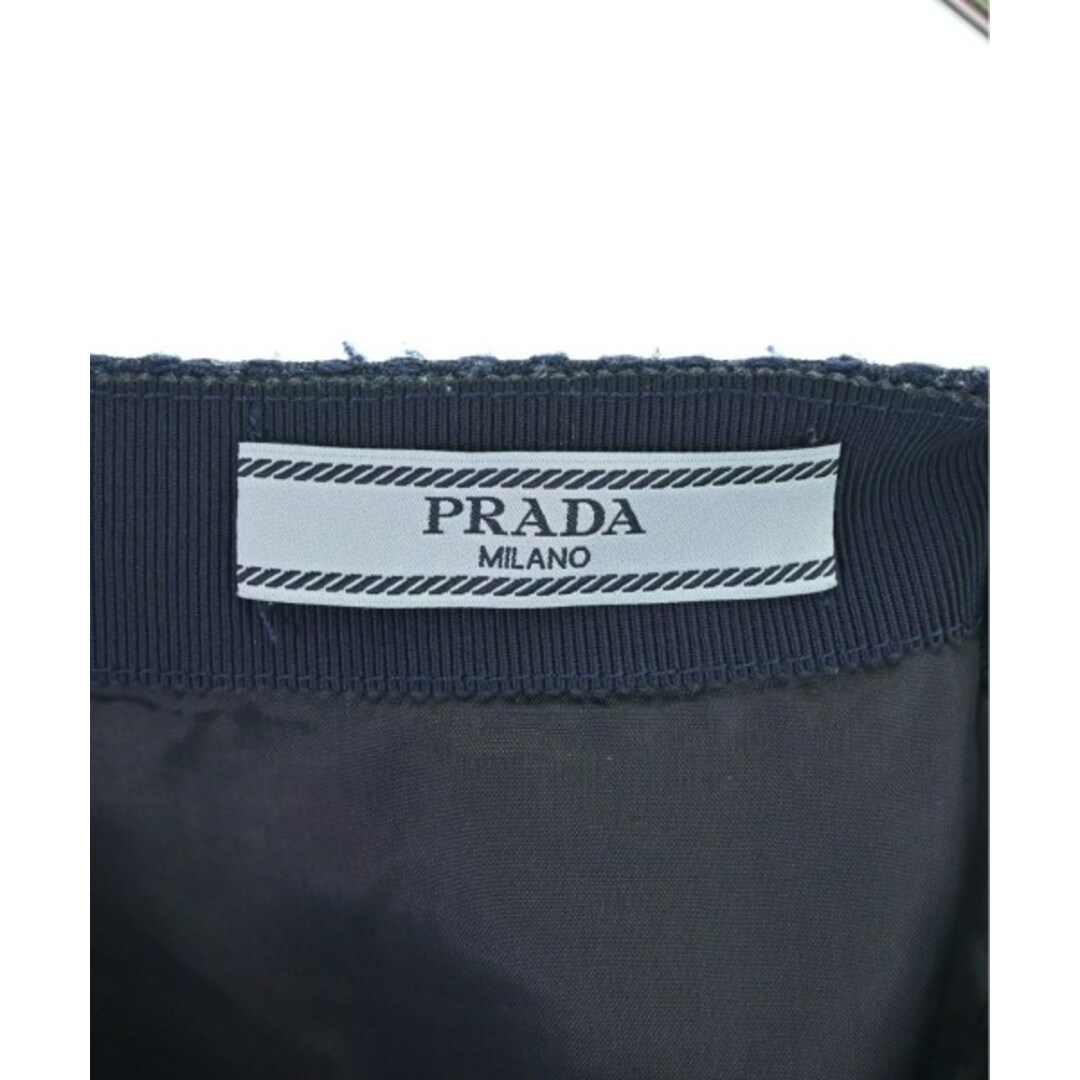 PRADA プラダ ひざ丈スカート 42(M位) 黒