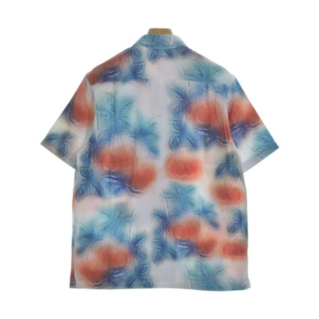 Supreme シュプリーム カジュアルシャツ M 白x青x赤等(総柄) 【古着】-