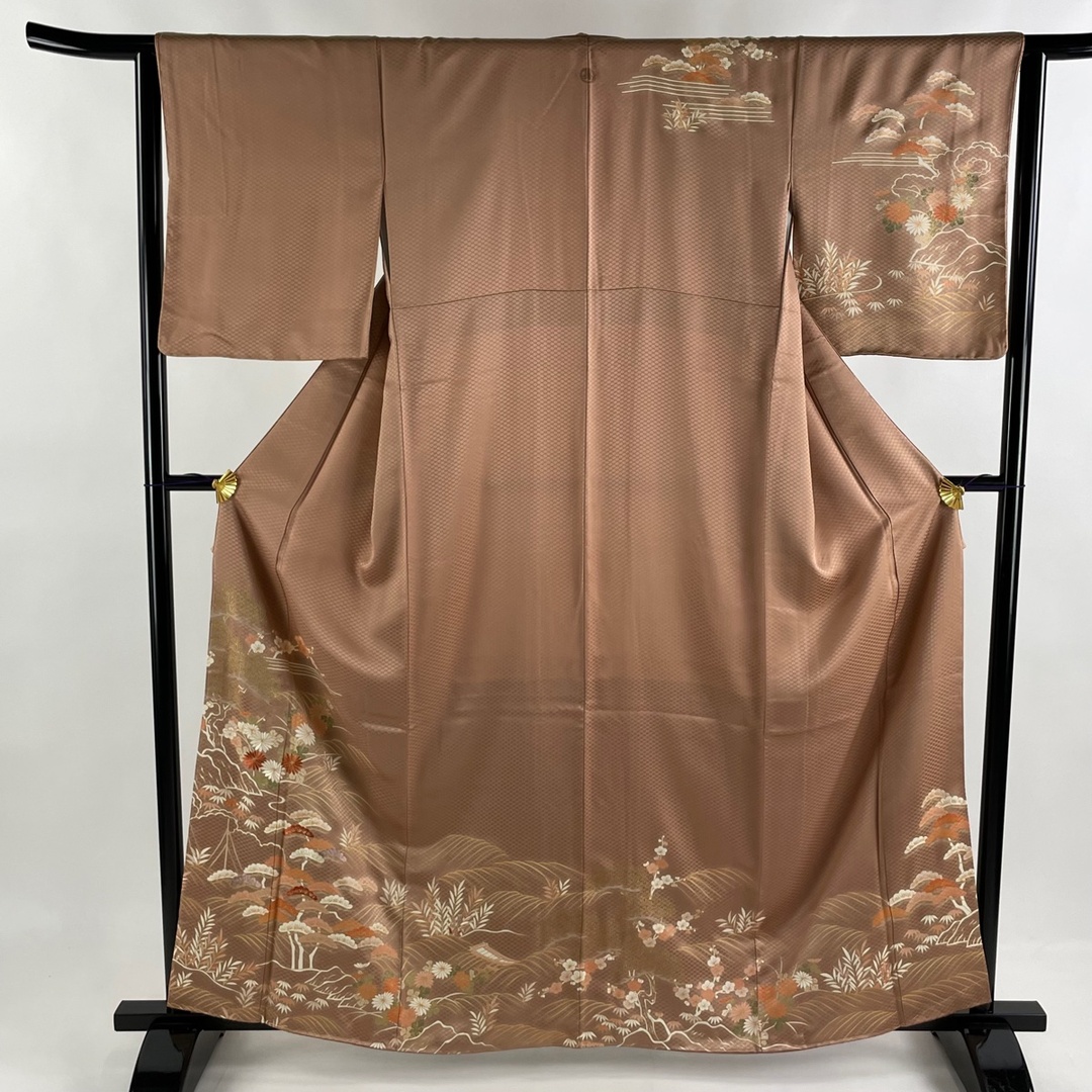 訪問着 身丈160cm 裄丈65cm 正絹 美品 秀品 - 着物