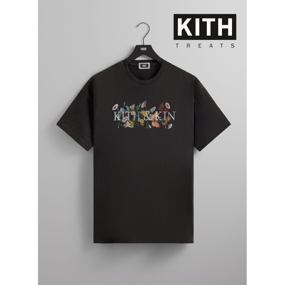 ONLINE限定・KITH＆KIN  Butterfly Vintage Teeblackmaterial