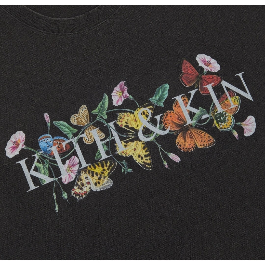 ONLINE限定・KITH＆KIN  Butterfly Vintage Tee