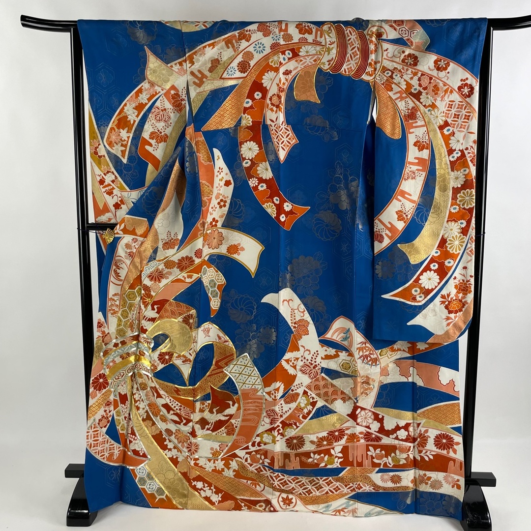 振袖 身丈169cm 裄丈65cm 正絹 秀品 - 着物 小紋 身丈169cm 裄丈65cm 正絹 美品 秀品