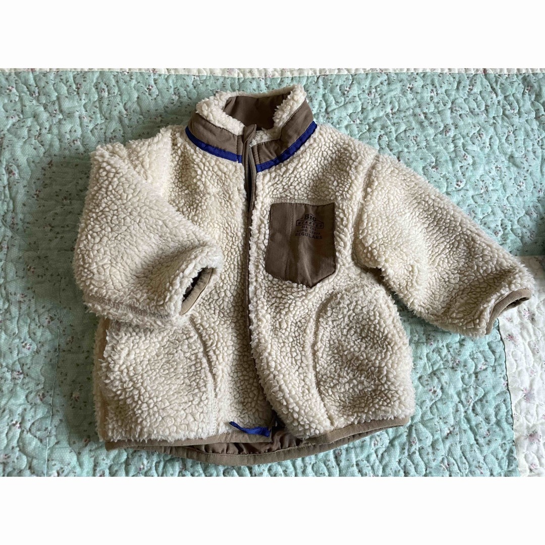 BREEZE(ブリーズ)の洗えるボアジャケット　BREEZE キッズ/ベビー/マタニティのキッズ服男の子用(90cm~)(ジャケット/上着)の商品写真