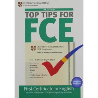 The Official Top Tips for FCE with CD-ROM Cambridge ESOL(語学/参考書)