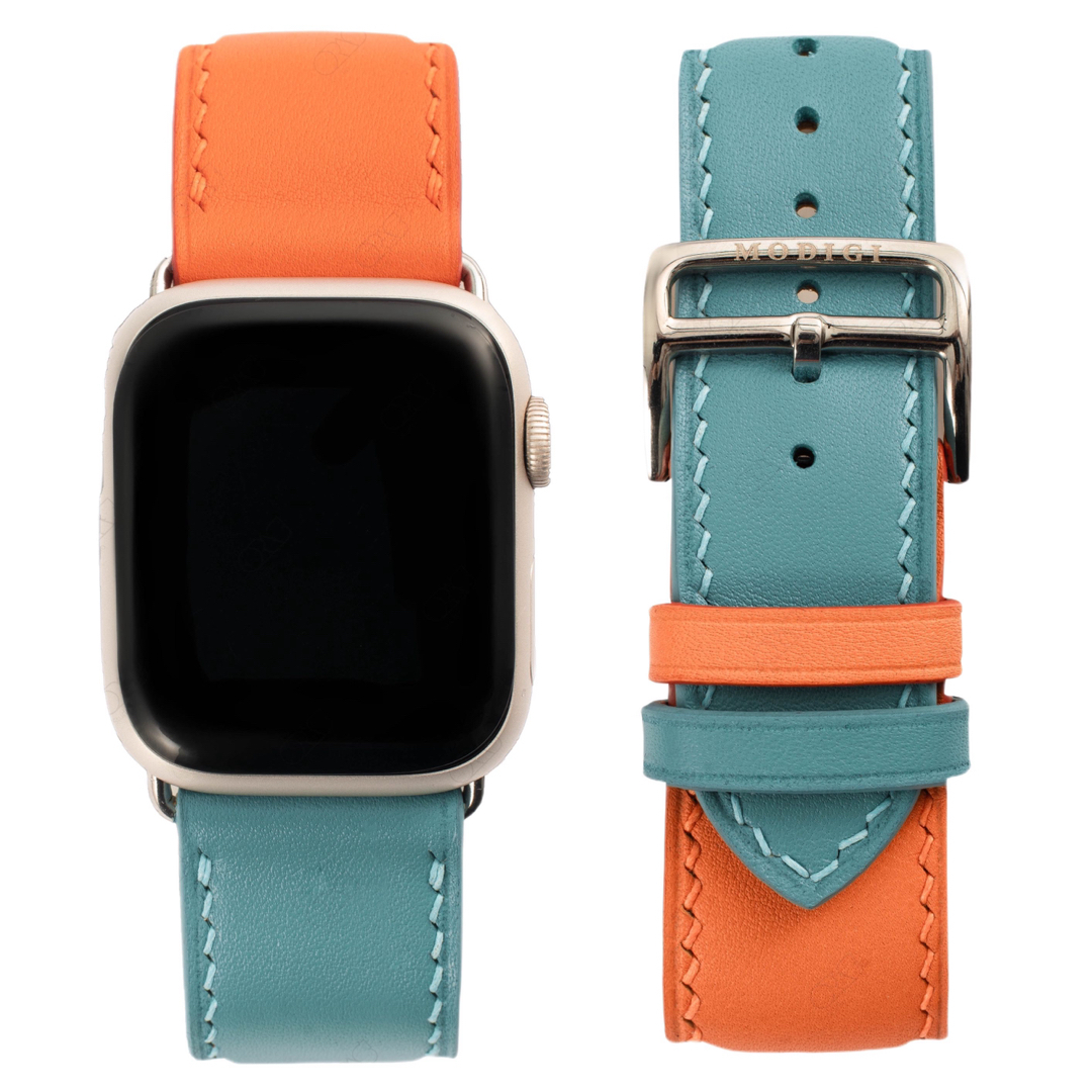 ツェルマットカーフレザー金具Apple Watch レザーバンド レザーベルト 本革 アップルウォッチ　SE