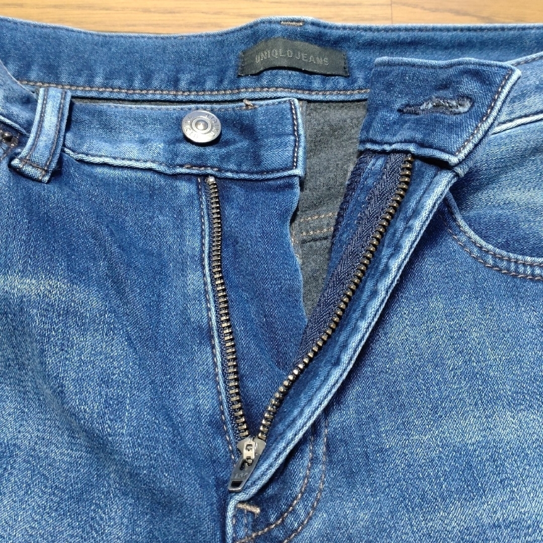 UNIQLO(ユニクロ)のUNIQLO　ヒートテックスリムフィットジーンズ メンズのパンツ(デニム/ジーンズ)の商品写真