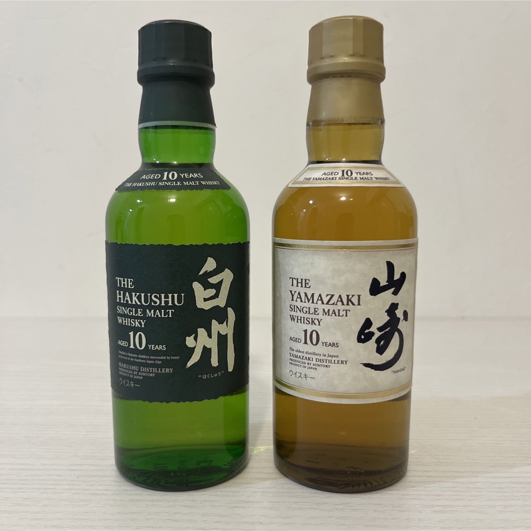 ウイスキー 山崎 180ml ×4本 白州 180ml ×2本 セット