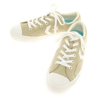 【中古】【未使用】ユニオン UNION × CONVERSE SKATEBOARDING スエード  スニーカー ベージュxホワイト【サイズ27cm】【メンズ】(スニーカー)