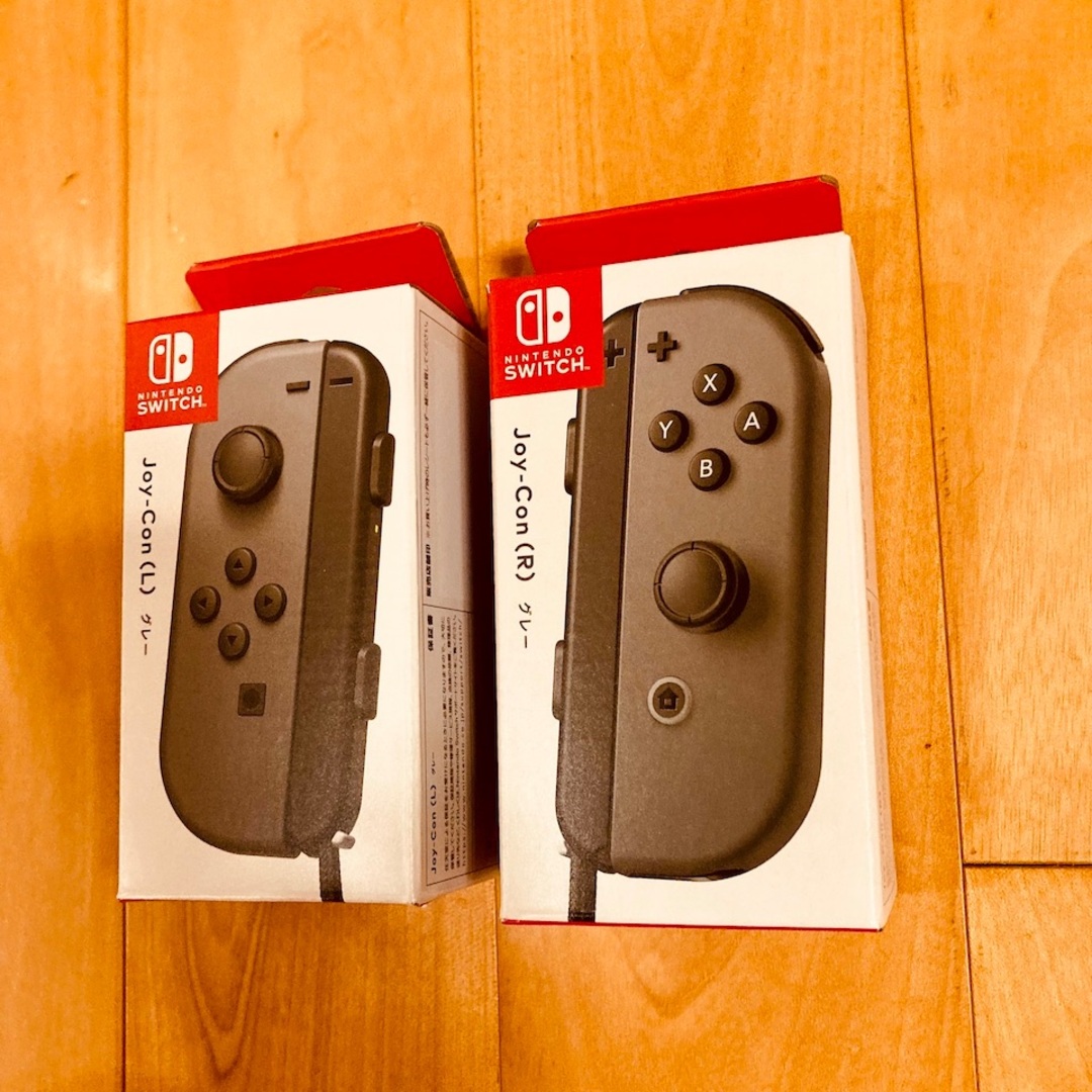 任天堂 - 新品 NINTENDO SWITCH JOY-CON グレー LRセット