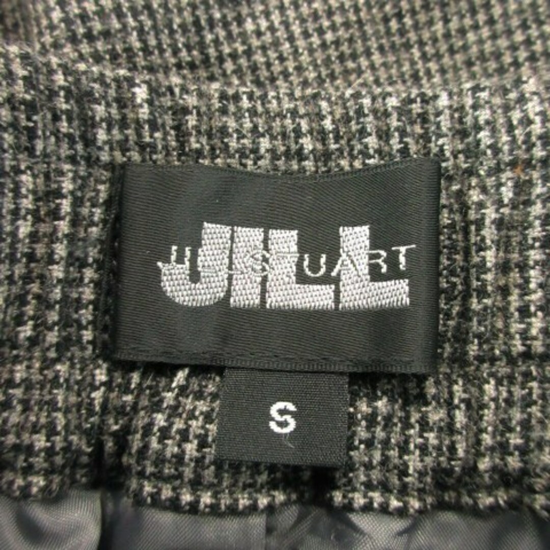 JILL by JILLSTUART(ジルバイジルスチュアート)のジルバイジルスチュアート スカート フレア ひざ丈 ウール混 総柄 S グレー レディースのスカート(ひざ丈スカート)の商品写真