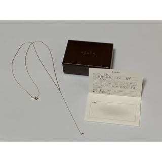 アガット(agete)のageteスライドチェーンペダルy字ロングネックレスk10(ネックレス)