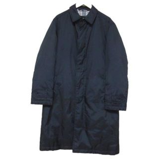 バーバリーブラックレーベル(BURBERRY BLACK LABEL)のバーバリーブラックレーベル ステンカラーコート ダウン 黒  L(ステンカラーコート)