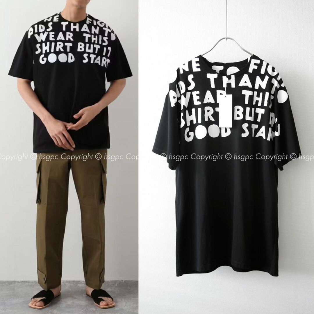 21cmサイズ表記メゾンマルジェラ チャリティー AIDS Tシャツ 半袖 ロゴT カットソー