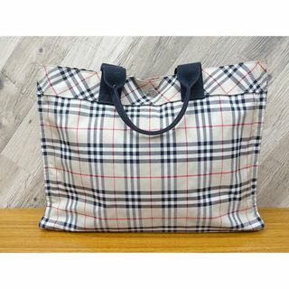 バーバリーブルーレーベル(BURBERRY BLUE LABEL)のM博023 / バーバリー ブルーレーベル ノバチェック ハンドバッグ ナイロン(ハンドバッグ)