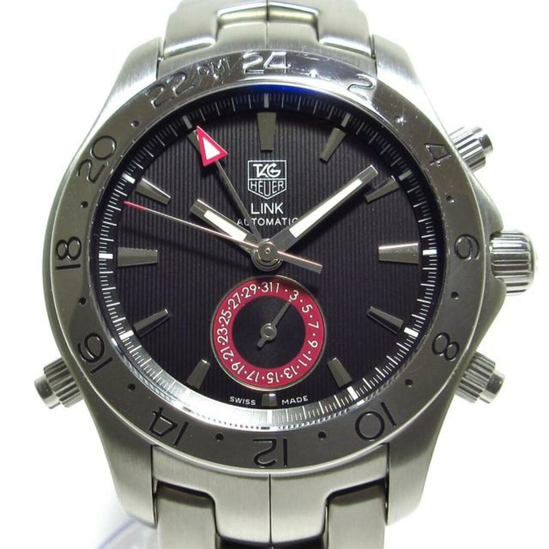 タグホイヤー 腕時計美品  リンクGMT 黒