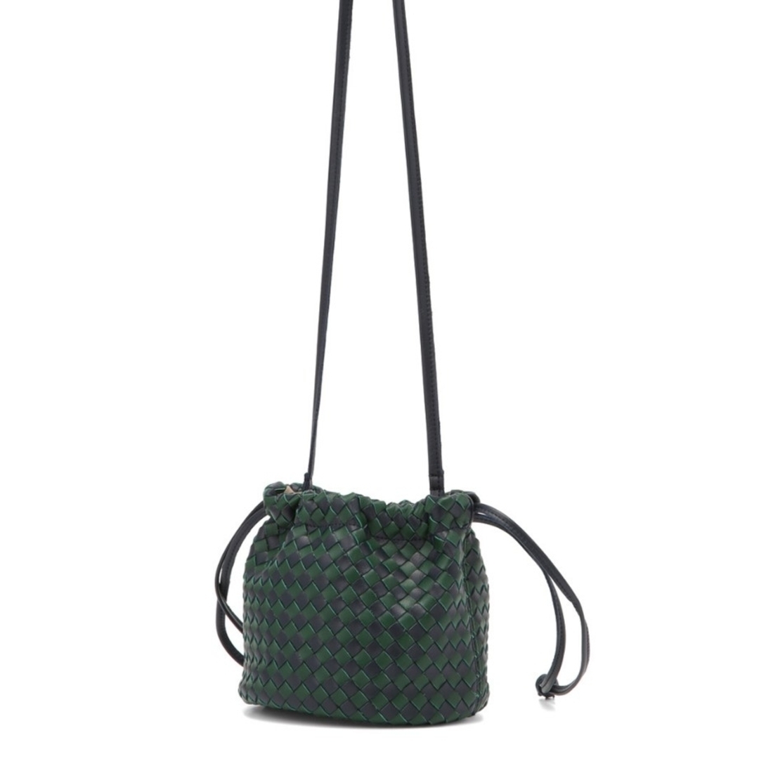 ch!iii bag B&Y別注 メッシュドロストレザーショルダーバッグ 巾着