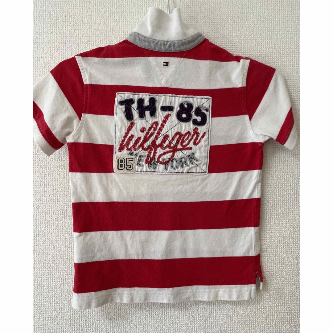 TOMMY HILFIGER(トミーヒルフィガー)の【中古品】子供服トミーポロシャツ2枚6T(110-120cm) キッズ/ベビー/マタニティのキッズ服男の子用(90cm~)(Tシャツ/カットソー)の商品写真