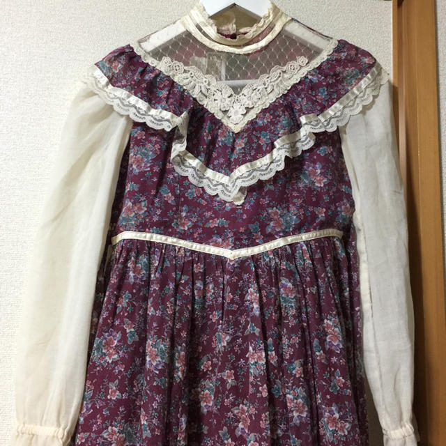 GUNNE SAX(ガニーサックス)のGUNNE SAX キッズサイズ ワンピース リメイクにも キッズ/ベビー/マタニティのキッズ服女の子用(90cm~)(ワンピース)の商品写真