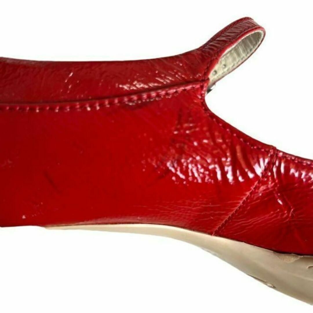 TOD'S(トッズ)の限定カラー♪トッズ エナメル パンプスハイヒール⭐︎チャンキーヒール 23.5c レディースの靴/シューズ(ハイヒール/パンプス)の商品写真