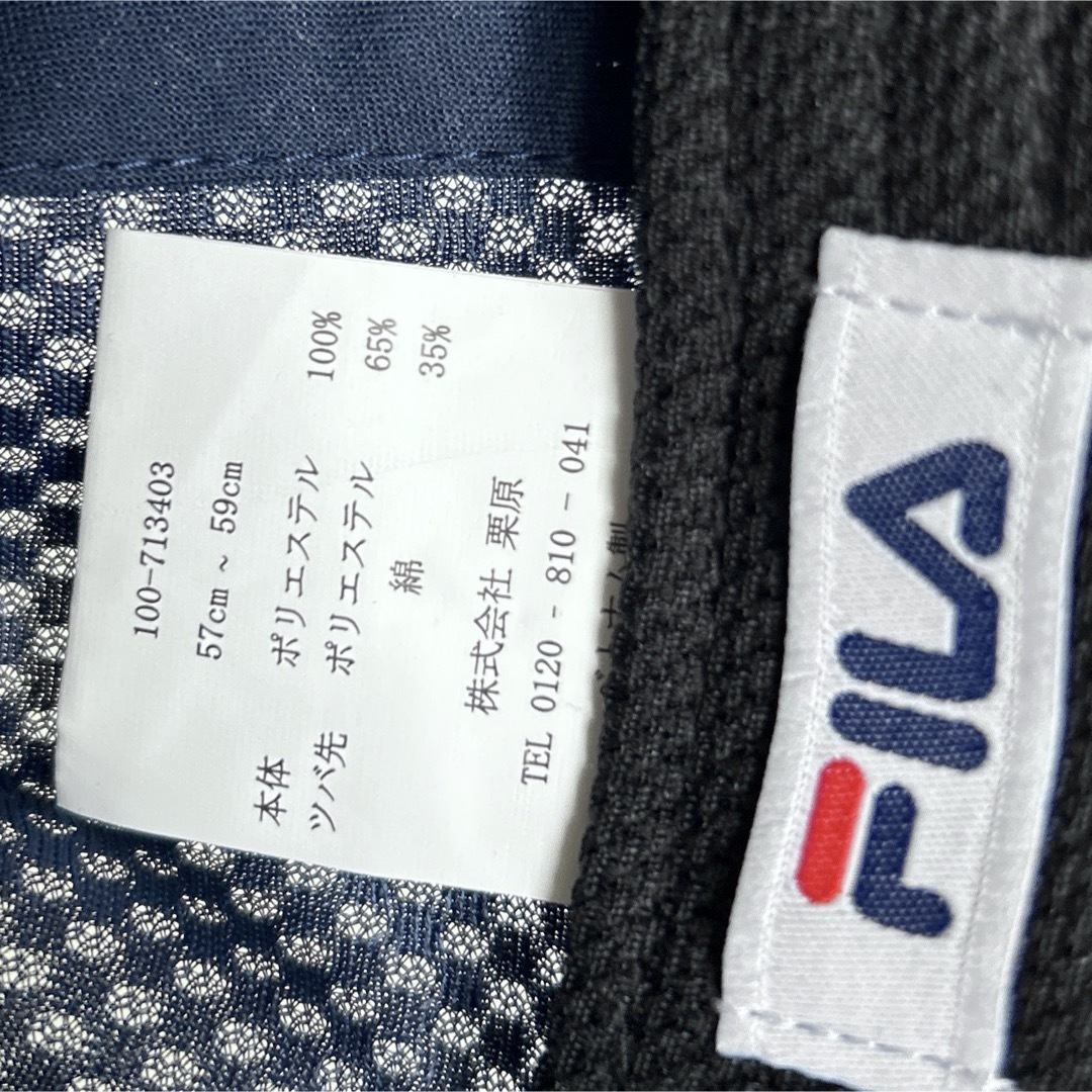 FILA(フィラ)の新品・未使用　FILA フィラ　メッシュキャップ　スポーツキャップ　メンズ帽子 メンズの帽子(キャップ)の商品写真