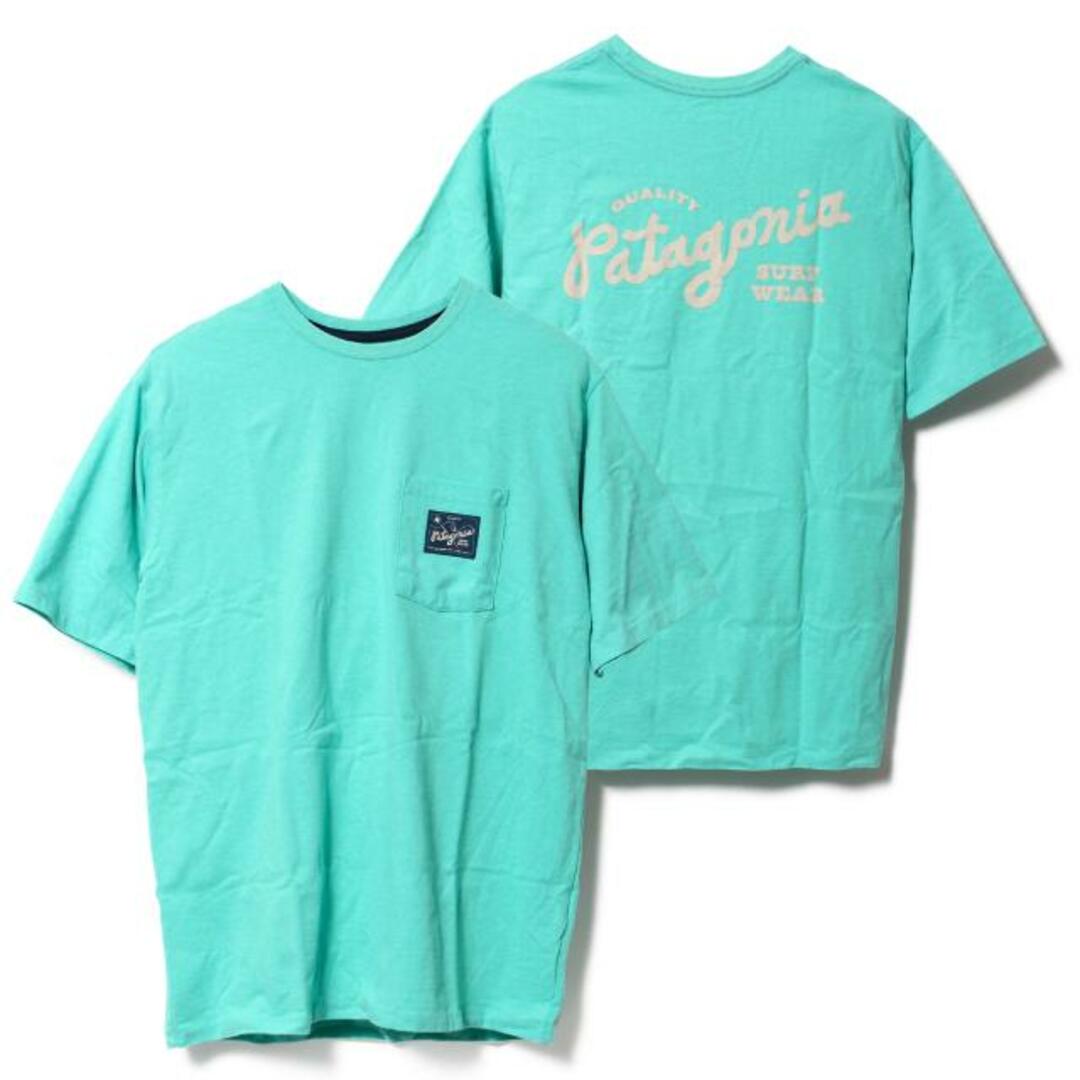 【新品未使用】 patagonia パタゴニア Tシャツ 半袖 QUALITY SURF POCKET RESPONSIBILI TEE 37442  【Lサイズ/FRESH TEAL】 | フリマアプリ ラクマ