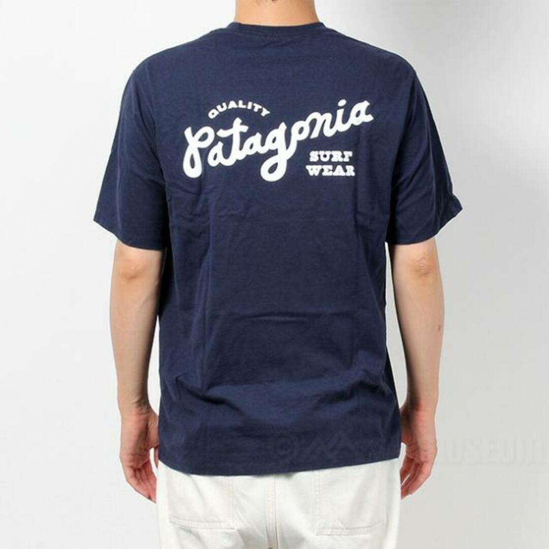 【新品未使用】 patagonia パタゴニア Tシャツ 半袖 QUALITY SURF POCKET RESPONSIBILI TEE 37442 【Lサイズ/NEW NAVY】 2