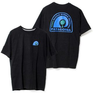 パタゴニア(patagonia)の【新品未使用】 patagonia パタゴニア Tシャツ 半袖 MENS RUBBER TREE MARK RESPONSIBILI TEE 37544 【Lサイズ/BLACK】(Tシャツ/カットソー(半袖/袖なし))