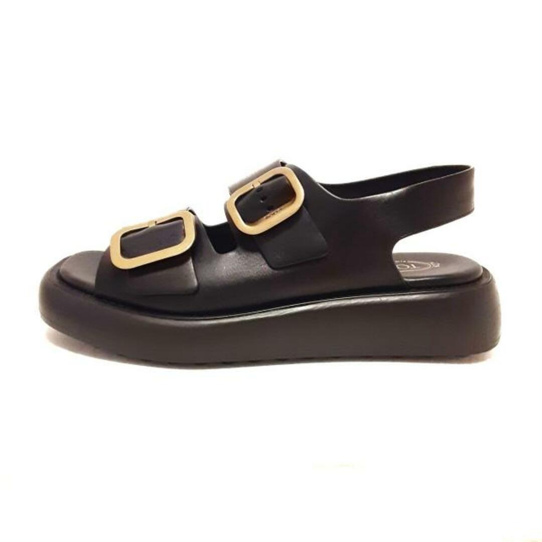 TOD'S - トッズ サンダル 37 レディース美品 - 黒の通販 by ブラン