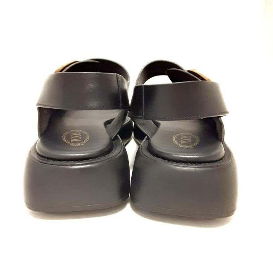 TOD'S - トッズ サンダル 37 レディース美品 - 黒の通販 by ブラン ...