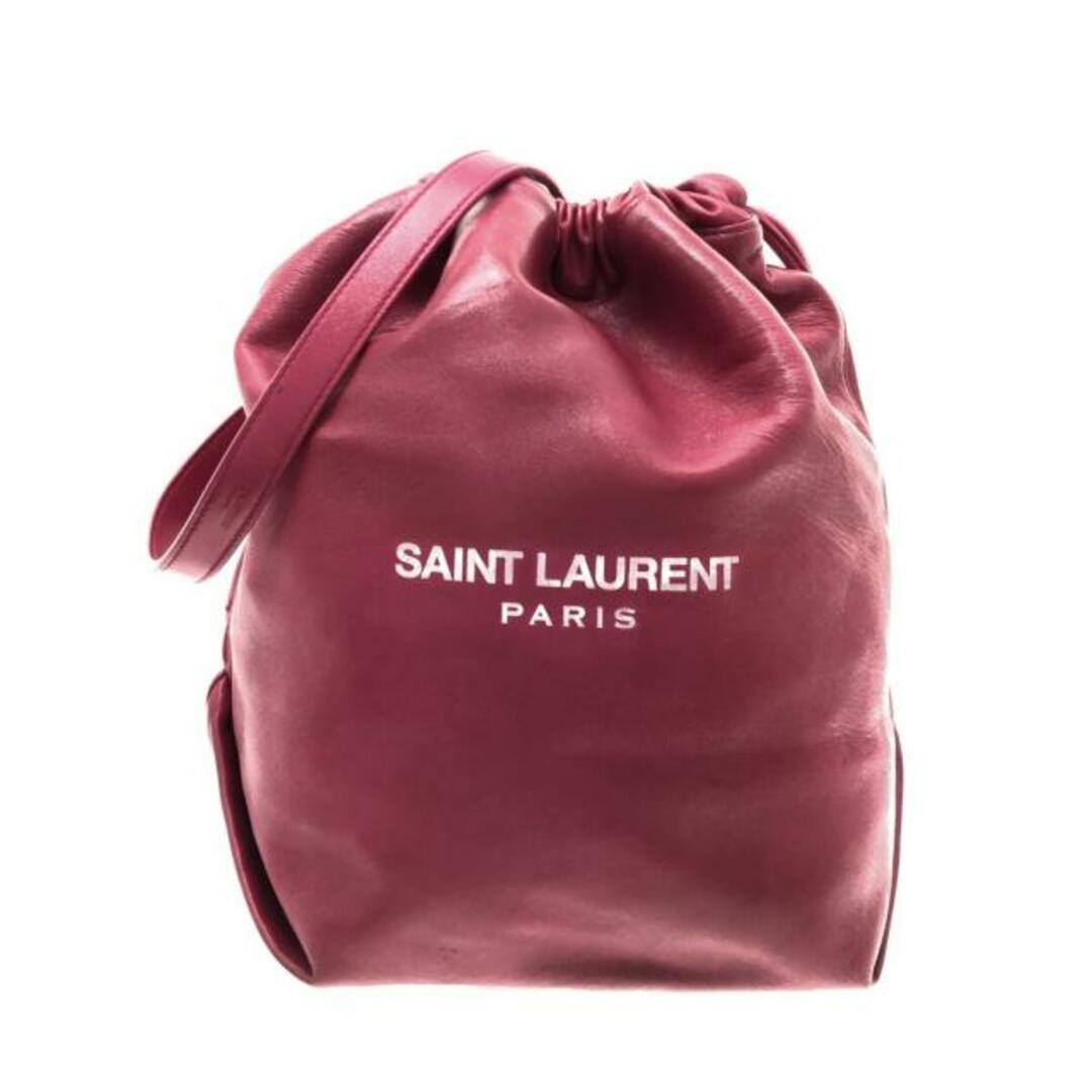 SAINT LAURENT テディショルダーバッグチェーンショルダー巾着型