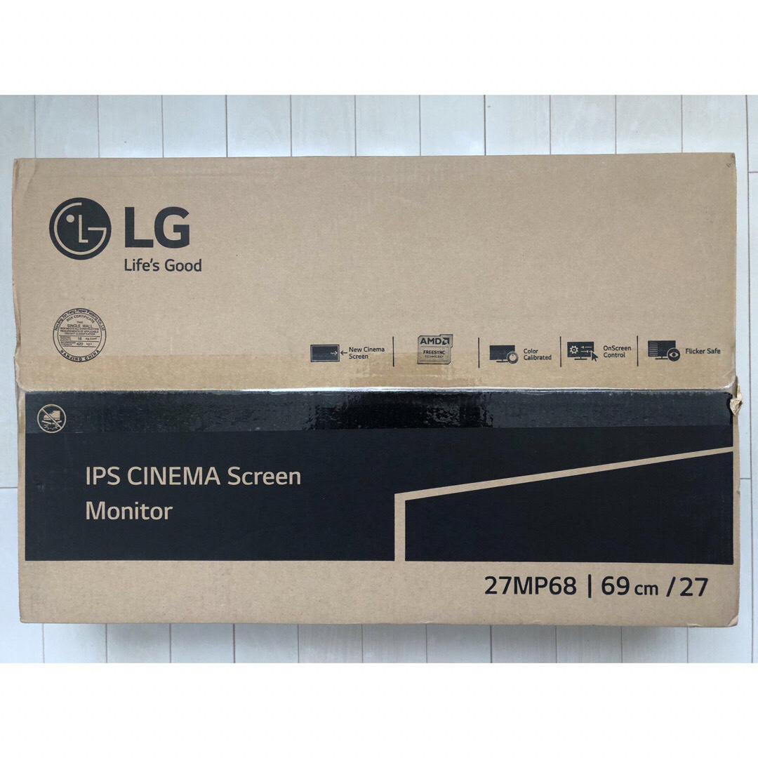 LG Electronics(エルジーエレクトロニクス)の美品 パソコン モニター  1枚目         スマホ/家電/カメラのPC/タブレット(ディスプレイ)の商品写真