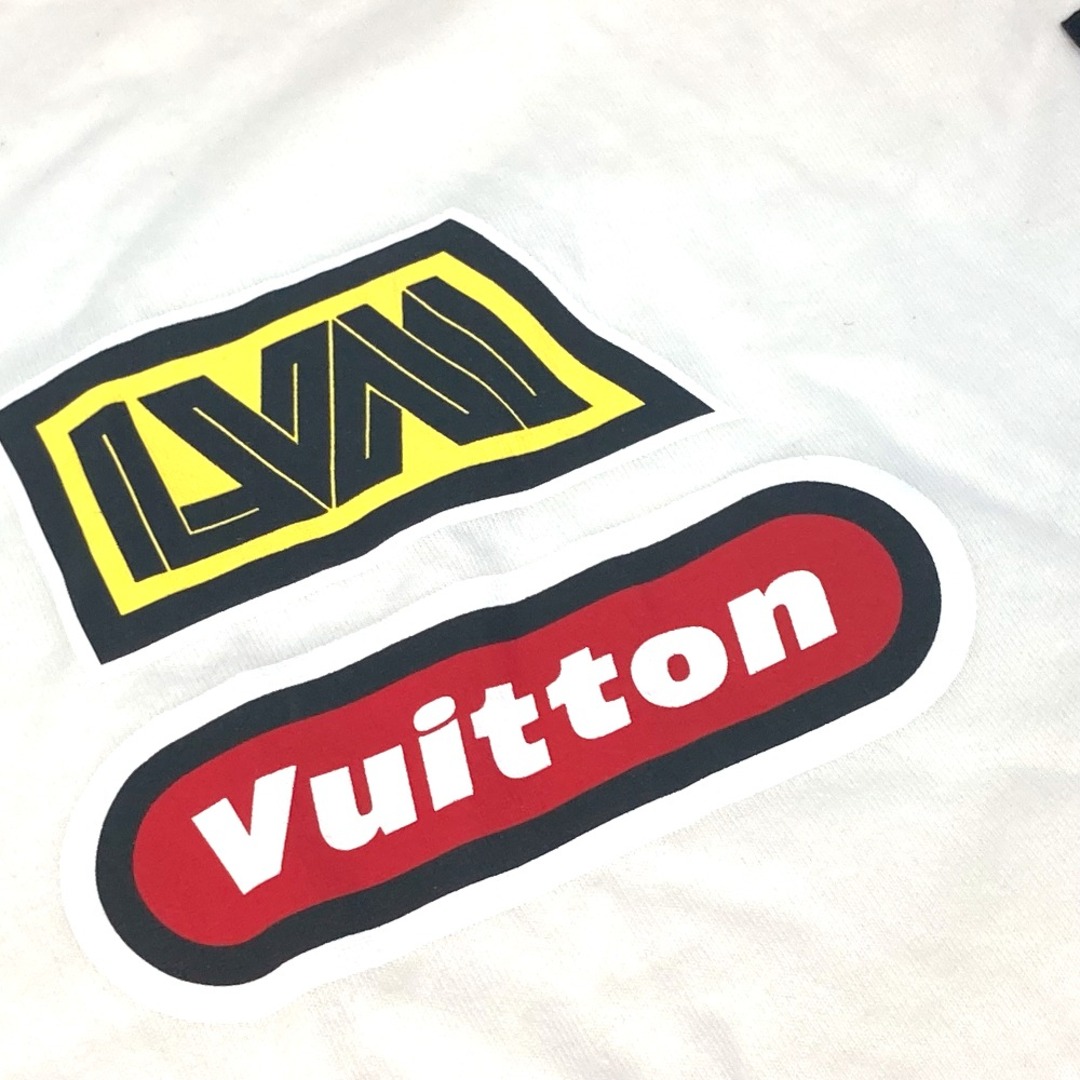 LOUIS VUITTON(ルイヴィトン)のルイヴィトン LOUIS VUITTON ハイブリッドコットンＴシャツ 1ABJ28 アパレル トップス 半袖Ｔシャツ コットン ホワイト 美品 メンズのトップス(Tシャツ/カットソー(半袖/袖なし))の商品写真