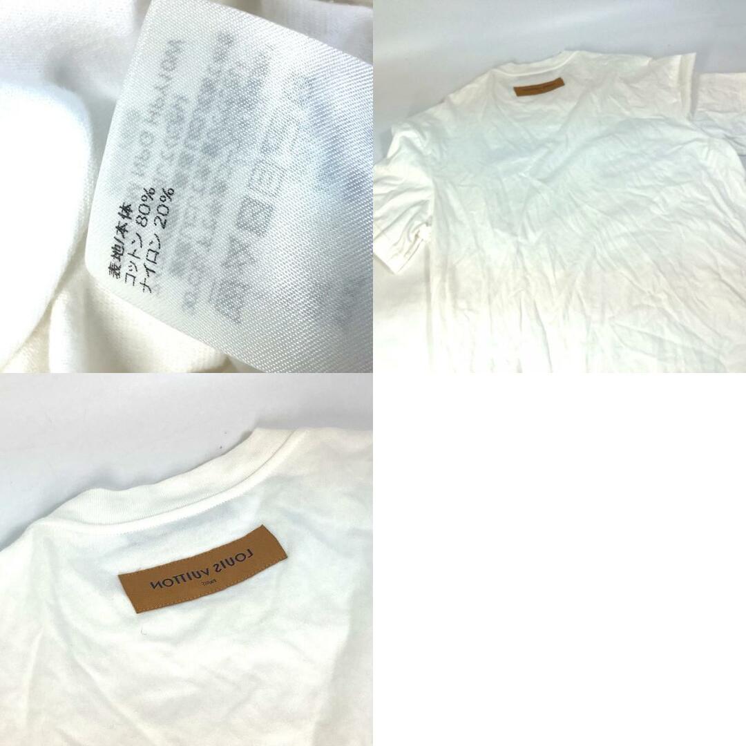 LOUIS VUITTON(ルイヴィトン)のルイヴィトン LOUIS VUITTON ハイブリッドコットンＴシャツ 1ABJ28 アパレル トップス 半袖Ｔシャツ コットン ホワイト 美品 メンズのトップス(Tシャツ/カットソー(半袖/袖なし))の商品写真