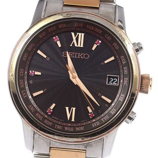 セイコー(SEIKO)のセイコー SEIKO SAGZ100/7B27-0AK0 ブライツ 限定800本 5Pルビー ソーラー電波 メンズ _769593【ev10】(腕時計(アナログ))