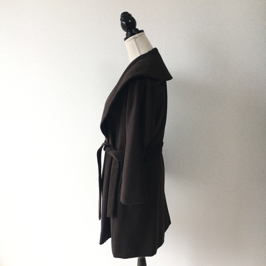 美品 theory luxe セオリーリュクス キャメル ベルト コート | www