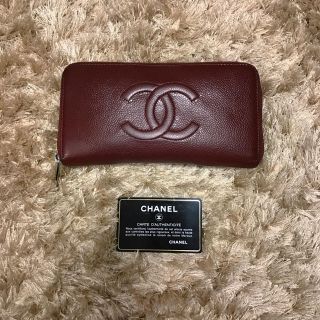 シャネル(CHANEL)のhitomi様専用＊CHANEL キャビアスキン 長財布(財布)