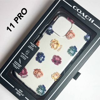 コーチ(COACH)のr.jj様【フォロワー割】コーチiPhone11PROケースドリーミーピオニー(iPhoneケース)