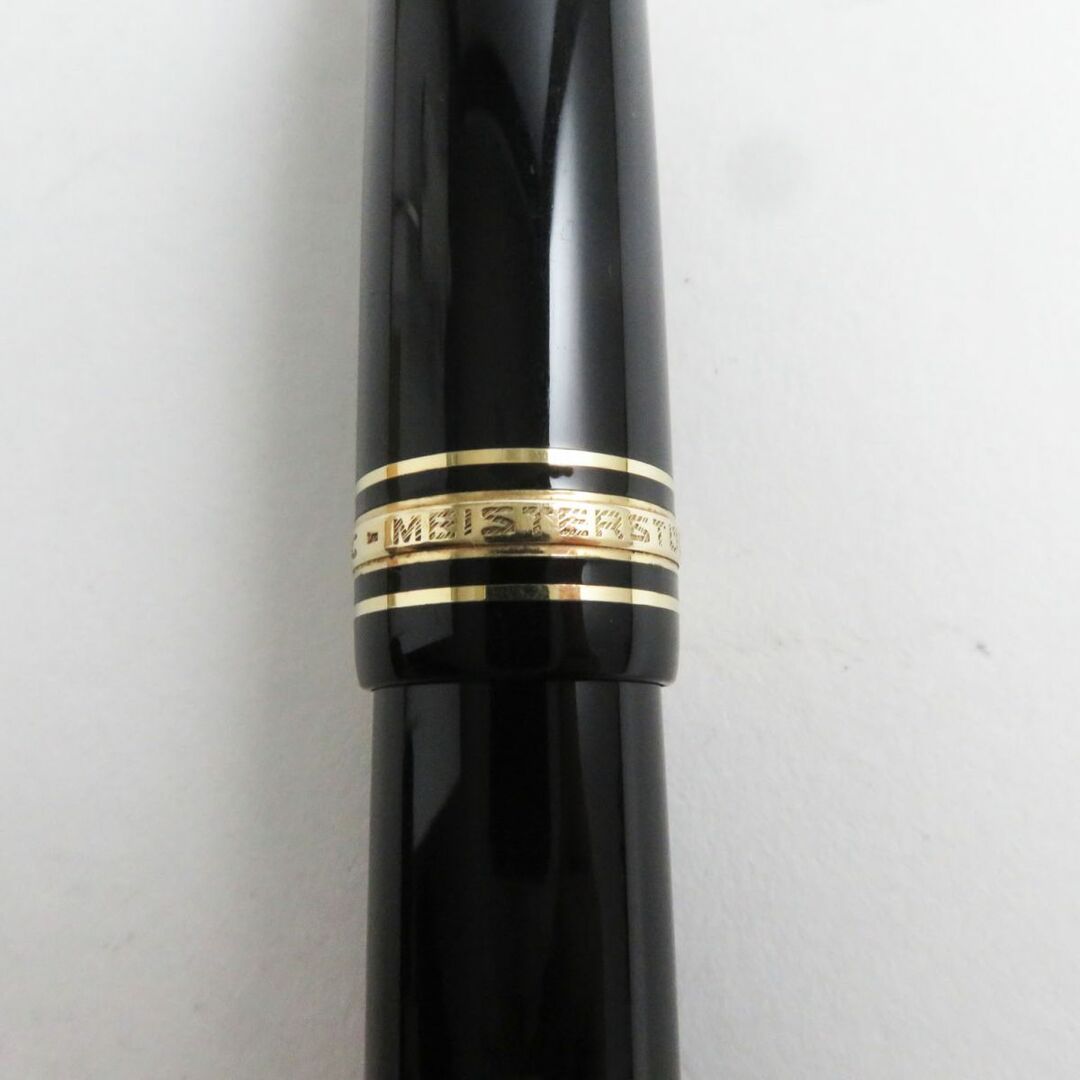 MONTBLANC(モンブラン)の美品●MONTBLANC モンブラン マイスターシュテュック No.149 ペン先18K EFニブ ホワイトスター 万年筆 ブラック×ゴールド 筆記確認済み インテリア/住まい/日用品の文房具(ペン/マーカー)の商品写真