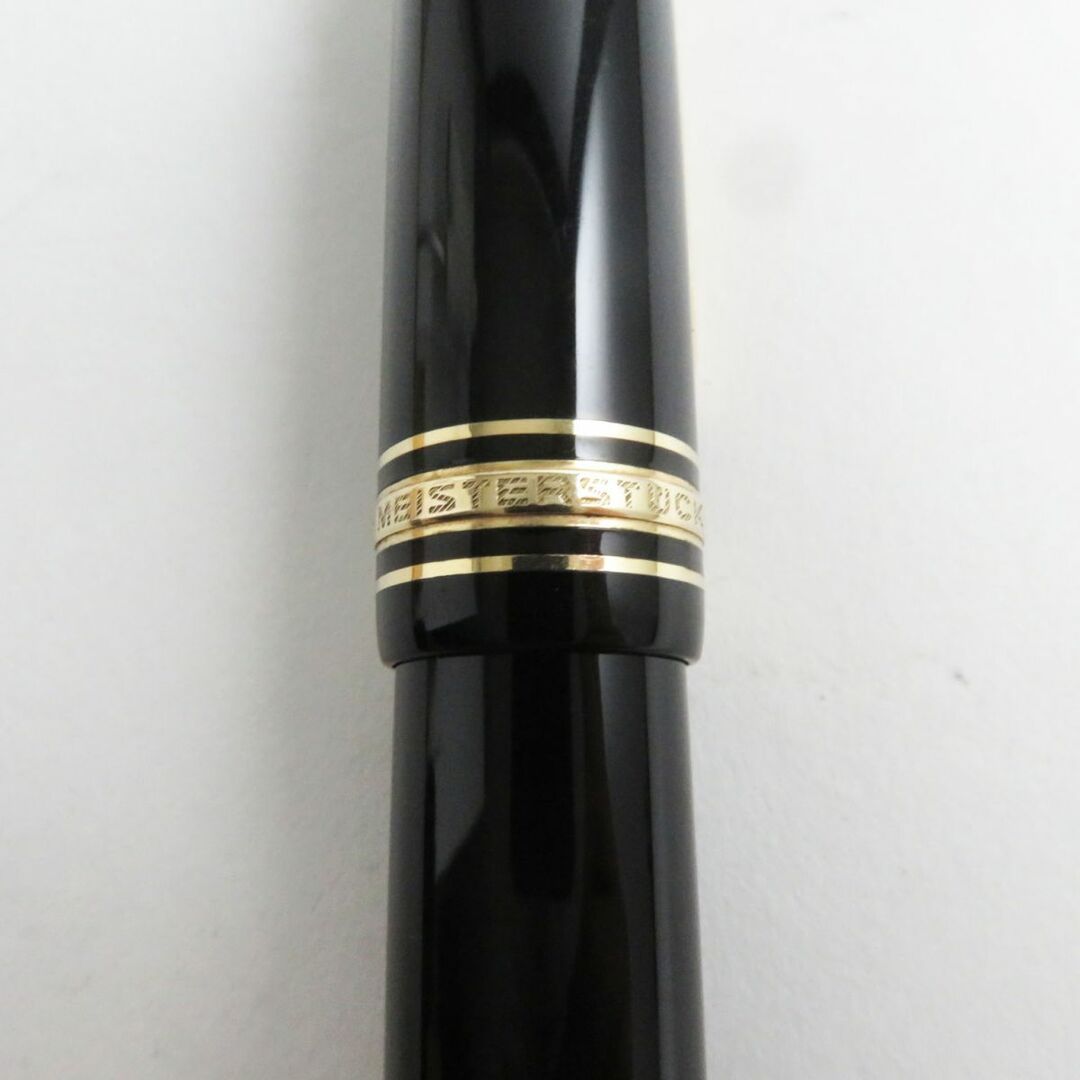 MONTBLANC(モンブラン)の美品●MONTBLANC モンブラン マイスターシュテュック No.149 ペン先18K EFニブ ホワイトスター 万年筆 ブラック×ゴールド 筆記確認済み インテリア/住まい/日用品の文房具(ペン/マーカー)の商品写真